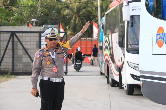 Lalu lintas GP Mandalika terkedali