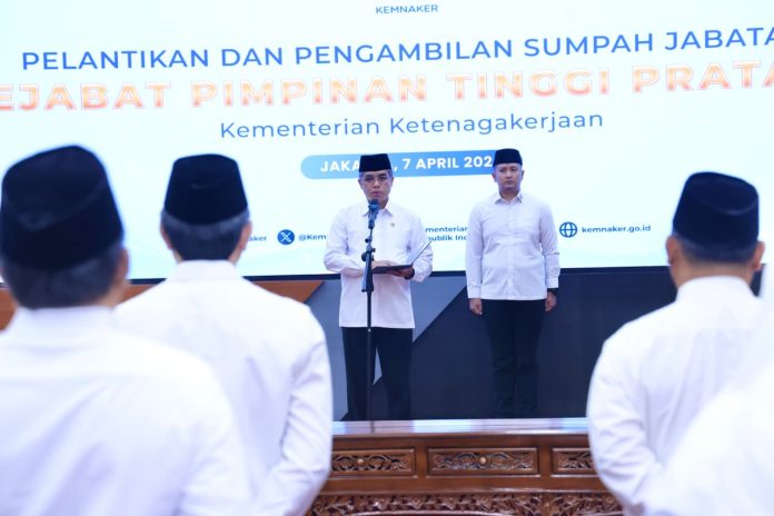 pelantikan pejabat tinggi pratama